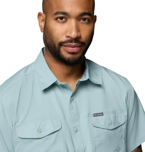 Vista 3 de Columbia Camiseta lisa de manga corta para hombre Utilizer II