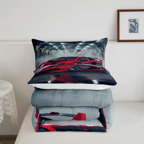 Vista 235 de Erosebridal Juego de edredón de hojas de cannabis, juego de ropa de cama de marihuana con estampado colorido de plantas, decoración bohemia de 2