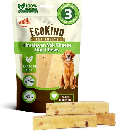 Vista 15 de EcoKind Premium Gold Yak Cheese Masticables para Perros del Himalaya, Premios para Perros de Raza Grande, Totalmente Natural, Alto en Proteínas