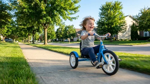 Vista 5 de Groffdale Chopper Deluxe - Triciclo infantil Azul