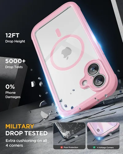 Vista 295 de Miracase Serie de vidrio para iPhone 11 de 6.1 pulgadas, funda protectora de cuerpo completo resistente mejorada con protector de pantalla de vidrio