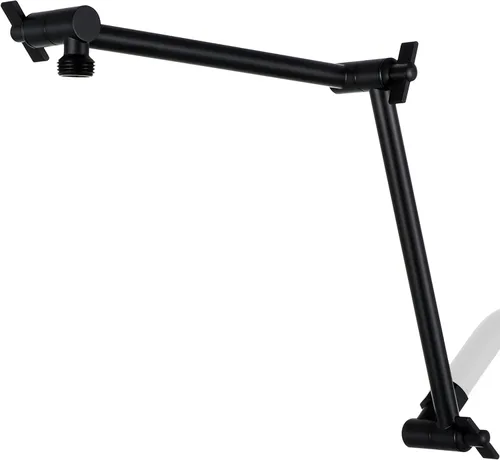 Vista 8 de G-Promise Brazo de Extensión para Cabezal de Ducha de 13 Pulgadas, Extensor de Latón Macizo Ajustable en Altura y Ángulo, Eleva o Baja la Ducha
