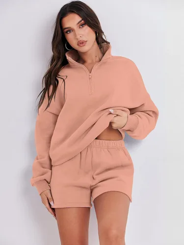 Vista 3 de ANRABESS Conjunto de dos piezas para mujer, conjunto de manga larga para gimnasio, ropa de moda de otoño 2024
