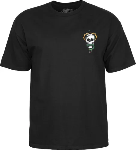 Vista 3 de Powell Peralta Camisetas de calavera y serpiente de Mike McGill Negro