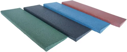 Vista 4 de Rubber-Cal Eco-Sport Rampa 1 x 6 x 20 pulgadas - Carbón - Paquete de 4