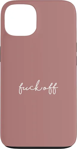 Vista 7 de Funda para iPhone 16 Dusty Rose Fuck Off Divertida manuscrita a mano con refranes sarcásticos groseros