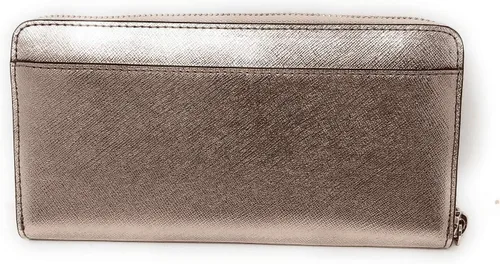 Vista 2 de Kate Spade New York Cameron - Monedero grande de piel Saffiano color dorado rosa