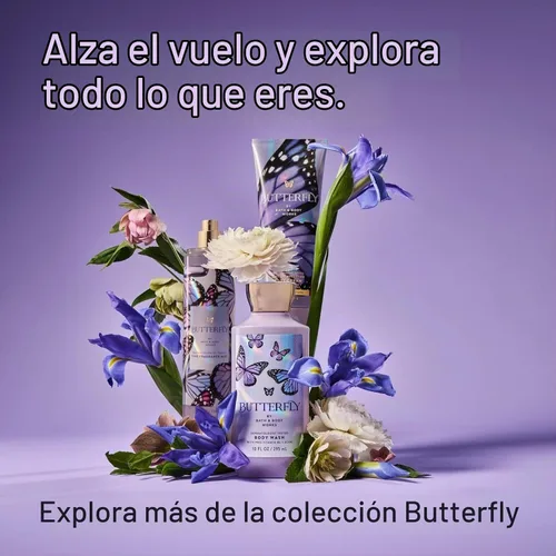 Vista 8 de Bath & Body Works - Espray con fragancia fina, 8 onzas, tamaño grande, Butterfly