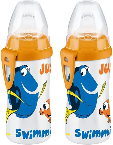 Vista 8 de NUK Buzz Lightyear - Vaso activo de 10 onzas, paquete de 2 unidades, sin BPA, a prueba de derrames