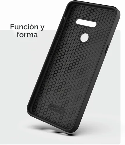 Vista 5 de ENCASED Armadura delgada para LG G8 ThinQ caso (ajuste delgado) cubierta de agarre flexible - negro