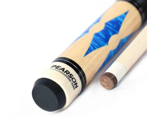 Vista 8 de PEARSON Cues Player Series Pool Cue Maple Wood Cue Stick in Multiple Colors, Low-Deflection Shaft, 5/16-18 Joint – Professional Billiard Stick &
