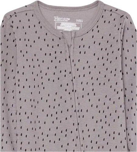 Vista 5 de Hanes Pijama Baby Sleep N' Play Ultimate Zippin (2 unidades), Blanco