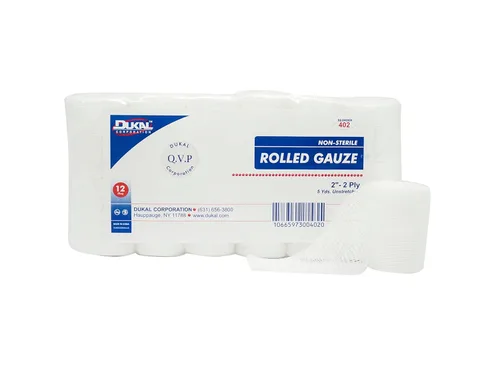 Vista 3 de Dukal Vendaje conformador blanco no estéril 2" x 5 yardas 402 12 por bolsa