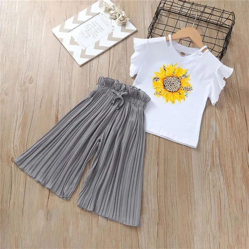 Vista 7 de TBUIALL Kickee Pantalones Leggings Moda Bebé Niña Conjuntos de Ropa para Niñas Talla 10 12 Lindos Trajes de Bebé Niño Trajes Coraline Toddl