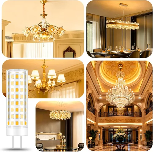 Vista 7 de ZHENMING Bombilla LED AC 120V GY6.35 regulable 7W 3000K 75W equivalente halógeno