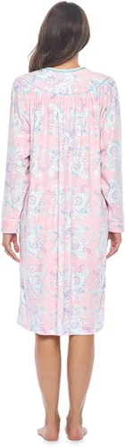 Vista 5 de Casual Nights Bata con cremallera para mujer, vestido de terciopelo con bolsillos