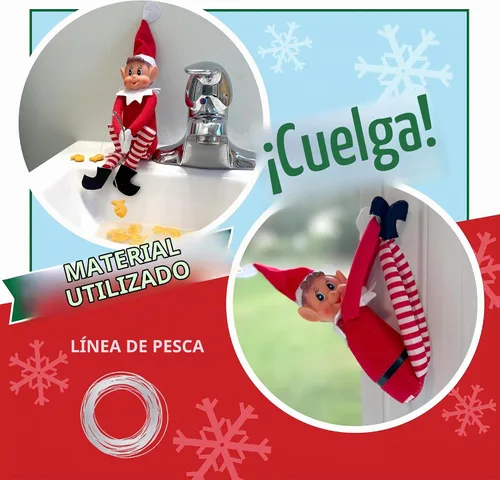 Vista 6 de SCS Direct Elf Upgrade Kit completo de bricolaje - Pose, cuelga, dobla tu elfo de Navidad - Todo lo que necesitas para hacer que tu muñeca