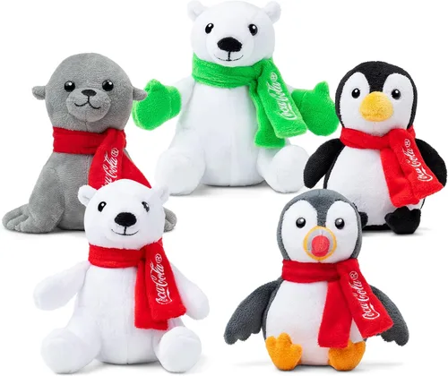 Vista 5 de ¡Latas de Coca-Cola Pop! Muñeco de peluche de 5" rellenable de 12oz en lata - El personaje variará - ¡Colecciónalos todos!