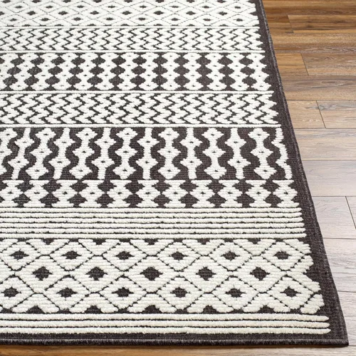 Vista 3 de Surya Cottage Lyna Alfombra lavable, 2' x 2'10" (2' x 3'), carbón