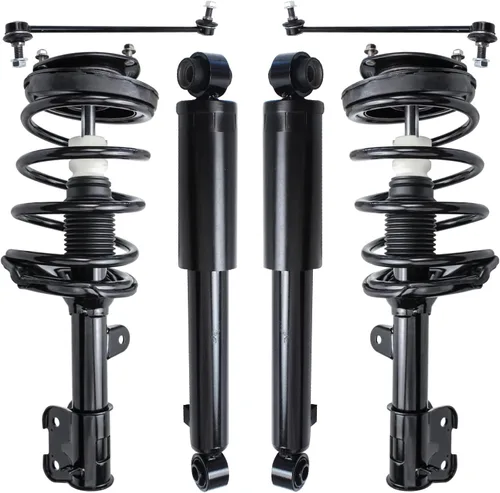 Vista 73 de Detroit Axle - Kit de puntales delanteros de 6 piezas para Ford Escape 2014-2019, 2 puntales y muelles helicoidales, 2 enlaces de barra