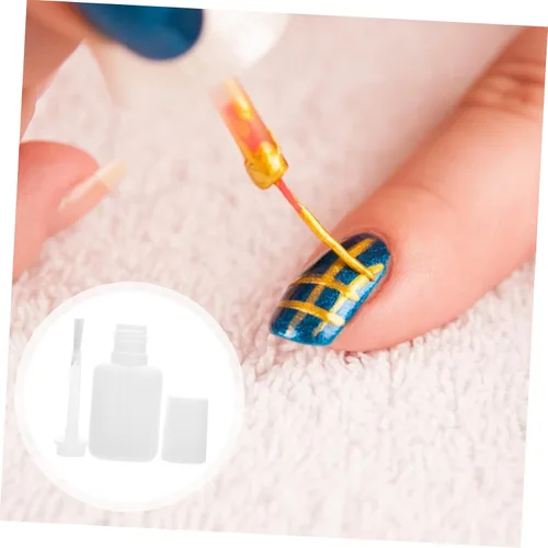 Vista 2 de 33 piezas de botellas de uñas, frascos de gel de uñas, frascos de esmalte de uñas, envase de muestra transparente, contenedor de suministro