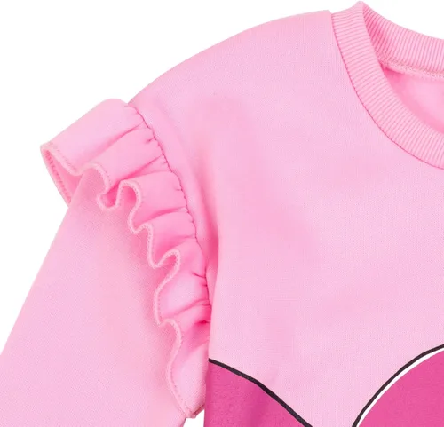 Vista 5 de LOL Surprise Fierce Bhaddie Flipside Unity - Conjunto de sudadera y leggings de forro polar cruzado para niñas pequeños a niños grandes Rosado