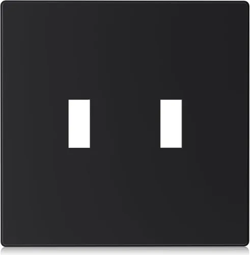 Vista 21 de ELEGRP Placas de pared para interruptor de palanca de 2 posiciones, cubierta frontal termoplástica irrompible de tamaño mediano para interruptores