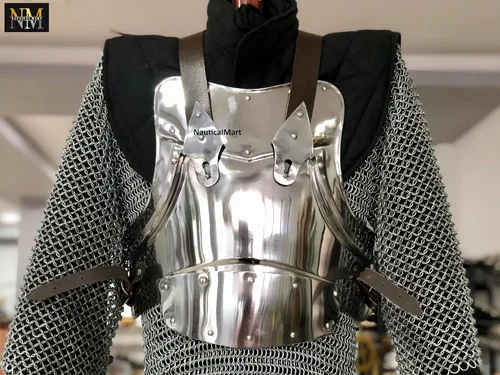 Vista 2 de MERC Light Armour Peto Medieval LARP Peto Armadura Coraza