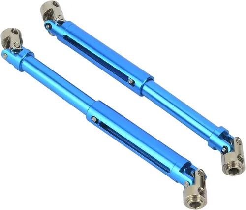Vista 4 de Eje de transmisión de coche Rc, 2 piezas de coche parte 1/10 eje de transmisión Rc accesorio para Rgt 86100 1/10 Rc Crawler Rc parte (azul)