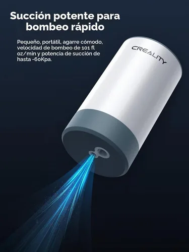 Vista 3 de Kit de almacenamiento al vacío para filamento Creality, bomba automática, secado y limpieza premium, 8 bolsas de almacenamiento selladas