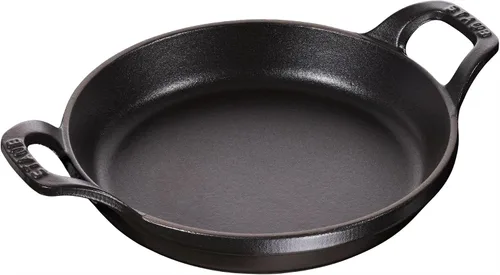 Vista 9 de staub Dish 40509-472 - Plato redondo pequeño, negro, 4.7 pulgadas (4.7 in), compatible con inducción, producto auténtico japonés