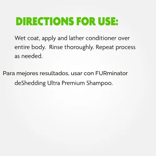 Vista 5 de FURminator® deShedding Acondicionador Ultra Premium, Acondicionador Para Perros Ayuda a Reducir el Exceso de Muda, 16 Onzas