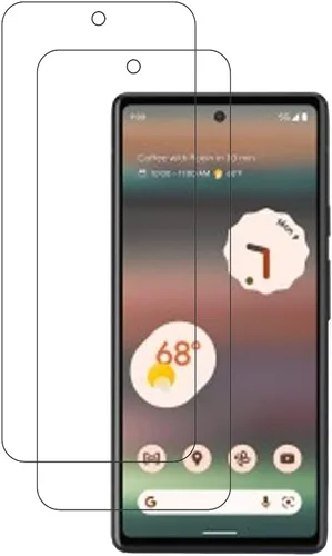 Vista 5 de [Paquete de 2] Protector de pantalla de vidrio templado de alta transparencia Protector de Frontier para Google Pixel 6a 2022