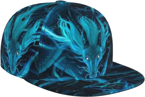 Vista 16 de Cartoon Animal Baseball Cap for Men Women Classic Snapback Hip Hop Flat Bill Brim Adjustable Visor Beach Trucker Hat
