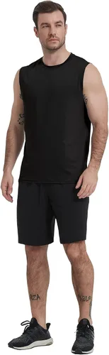 Vista 3 de Boyzn Camisetas sin mangas para hombre, paquete de 3 camisetas sin mangas para entrenamiento, gimnasio, atletismo, culturismo, fitness, camisetas