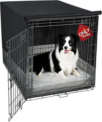Vista 12 de Explore Land Funda transpirable para jaula de perro, ventilación de malla de 4 lados, funda básica para perrera para mascotas, todos los lados