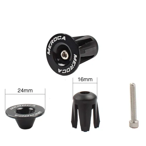 Vista 8 de 1 par de tapones de extremo de manillar de bicicleta de aluminio, tapas de extremo de barra con bloqueo expansivo para bicicleta de carretera