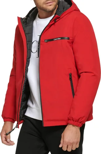 Vista 2 de Calvin Klein Men's Hooded Windbreaker