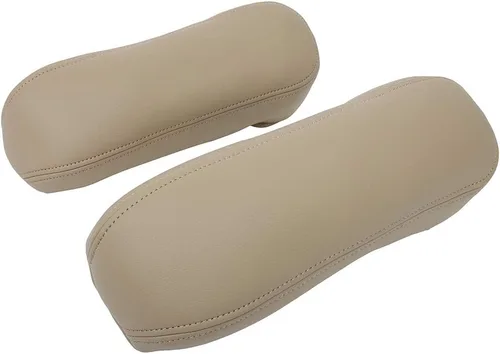 Vista 3 de ECCPP Tapicería de cuero beige para reposabrazos para Ford F250 F350 Excursion Lariat 99 00 01 02 03 04 05 06 07