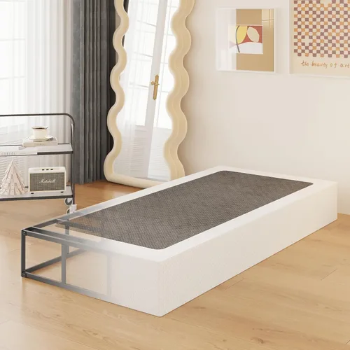 Vista 12 de Yicensen - Base de cama de perfil bajo con somier metálico de 1,6 pulgadas, resistente para cama individual, base de colchón robusta, fácil montaje