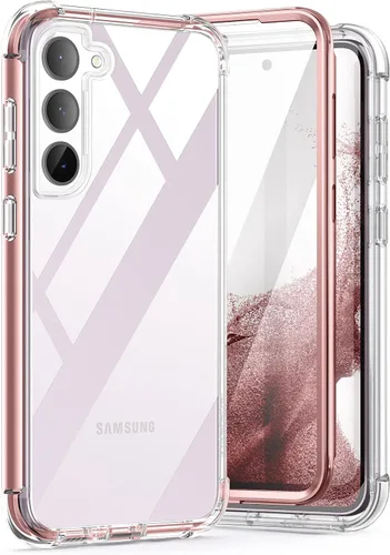 Vista 9 de SURITCH Funda transparente para Samsung Galaxy S23+ Plus de 6.6 pulgadas (solo protector de pantalla), [protector de pantalla integrado] carcasa