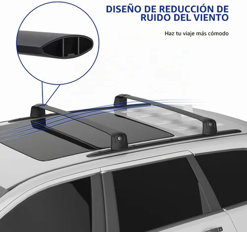 Vista 5 de Barras transversales de portaequipajes de 220 LBS para Grand Cherokee Altitude/SRT/Trackhawk 2011-2022, barras transversales de carga de automóvil