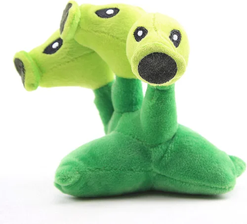 Vista 2 de Juguetes de peluche de plantas de peluche, figuras de muñeca de regalo de cumpleaños para niños (trío)