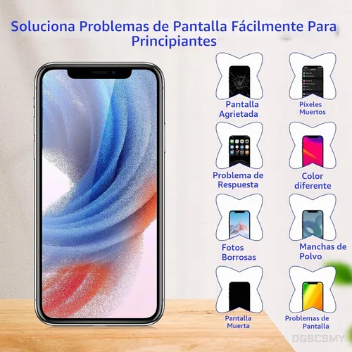 Vista 5 de [OLED] para iPhone Xs Reemplazo de pantalla de 5.8 pulgadas con altavoz de oído Sensor de proximidad OLED 3D Pantalla táctil digitalizador Montaje