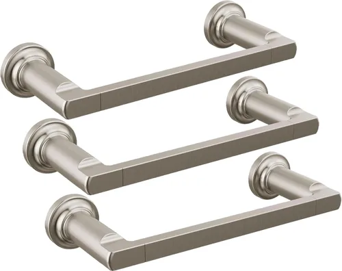 Vista 20 de DELTA FAUCET 78908-CZ Tetra 8 pulg. Barra de toalla de mano de baño, accesorio de herrajes en bronce champán