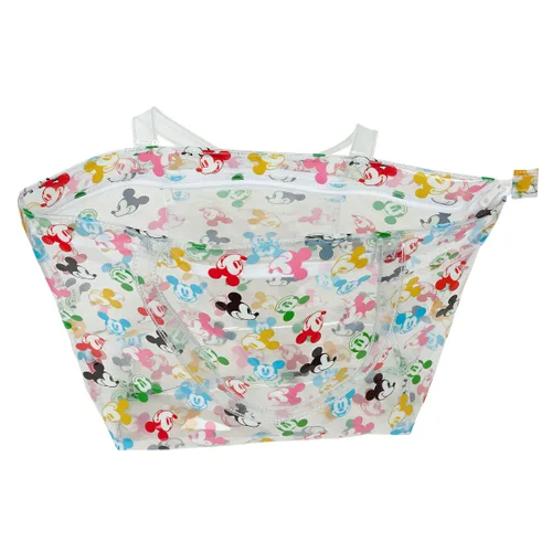 Vista 3 de Bolso Mujer Minnie Mouse Beach Transparente