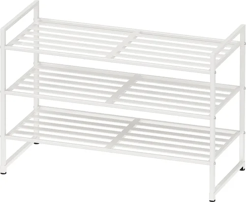 Vista 10 de Simple Houseware - Zapatero apilable de 3 niveles, superficie en rejilla, color negro