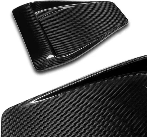 Vista 2 de Q1-TECH, JDM Racing V-Style - Kit de cuerpo de fibra de carbono compatible con Mitsubishi Lancer Evolution 10 X 2008-2015, decorativo y funcional