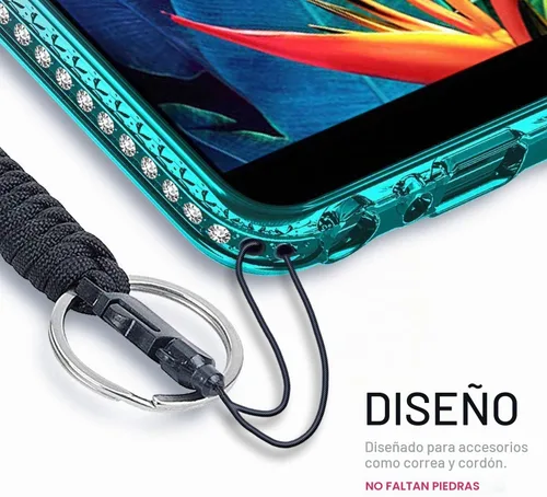 Vista 2 de NZND Funda para Samsung Galaxy A32 5G con protector de pantalla de vidrio templado (cobertura completa), soporte de anillo/correa para la muñeca