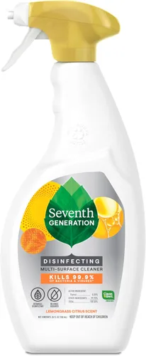 Vista 10 de Seventh Generation Limpiador Multiusos, Transparente y Sin Fragancia, Corta Grasa, 23 onzas líquidas